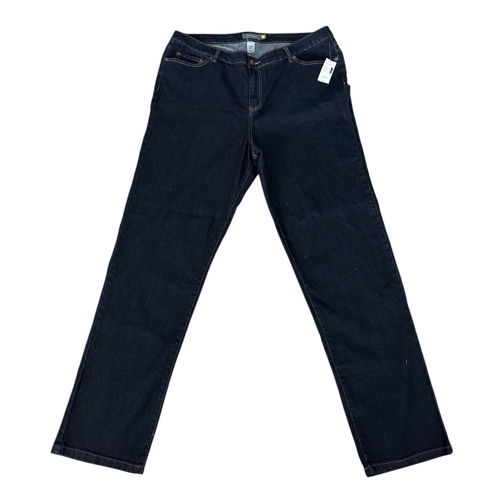 Venezia Lane Bryant Stretch Classic Jeans Women Size 6 (41x32) Blue Denim